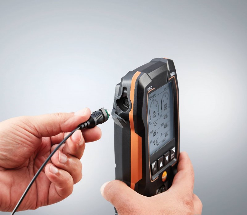 Testo 550s chytrá sada - Inteligentný digitálny servisný prístroj Bluetooth bezdrôtové sondy